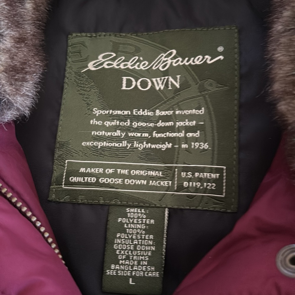 Eddie Bauer Ladies Goose Down Vest - Picture 6 of 10